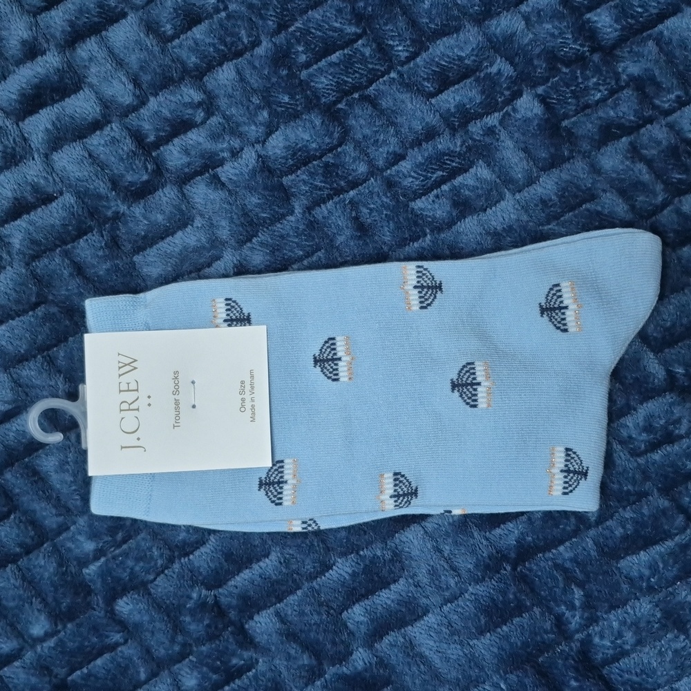 J.Crew Hanukkah Menorah Trouser Socks, New With Tags